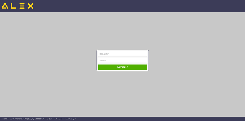 Datei:Stempeluhr bei Selbstbedienungsbenutzer zeigen Stempeluhrlogin für SB.png